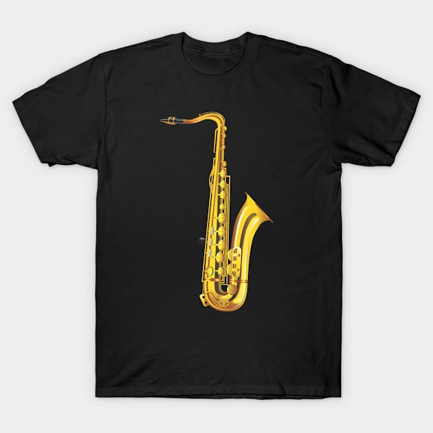 Saxophone Music T-Shirt by Tshirt114